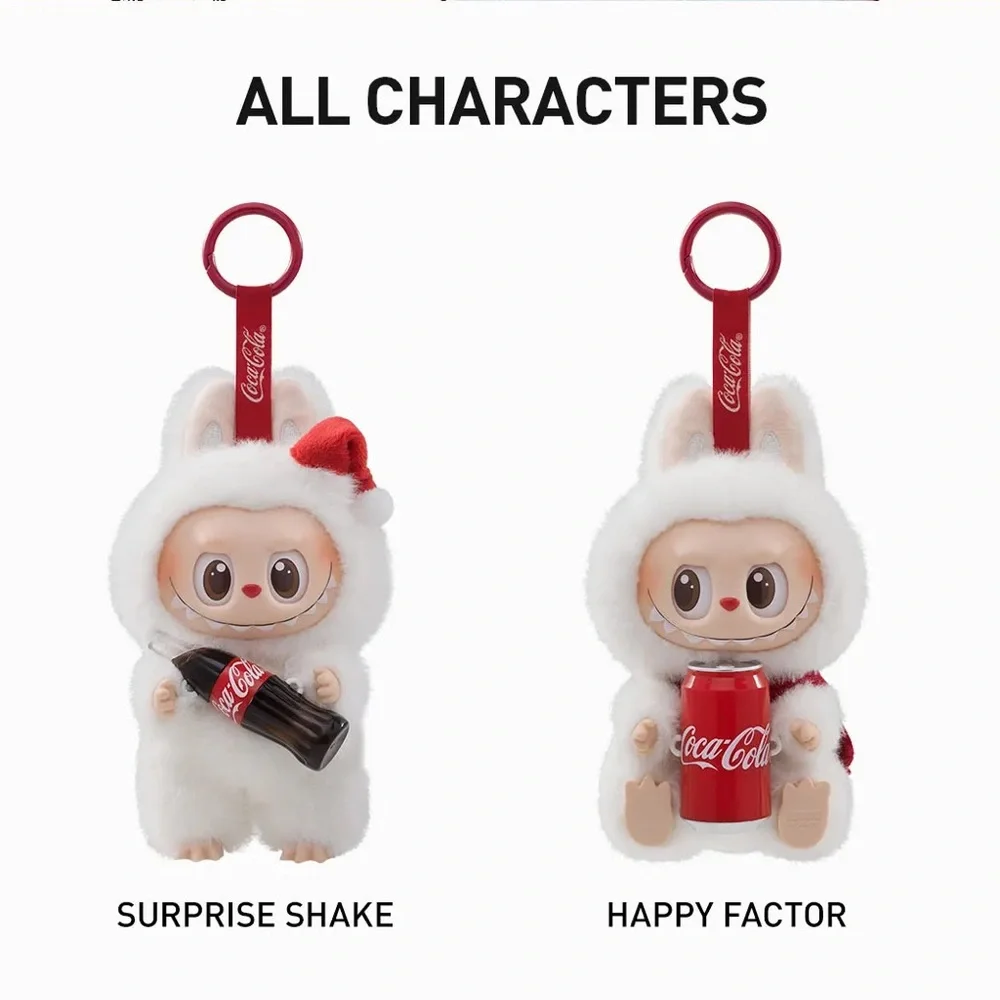 Pop Mart The Monsters Coca Cola Coke Labubu Vinyl Face Pendant Blind Box Set - Picture 6 of 16